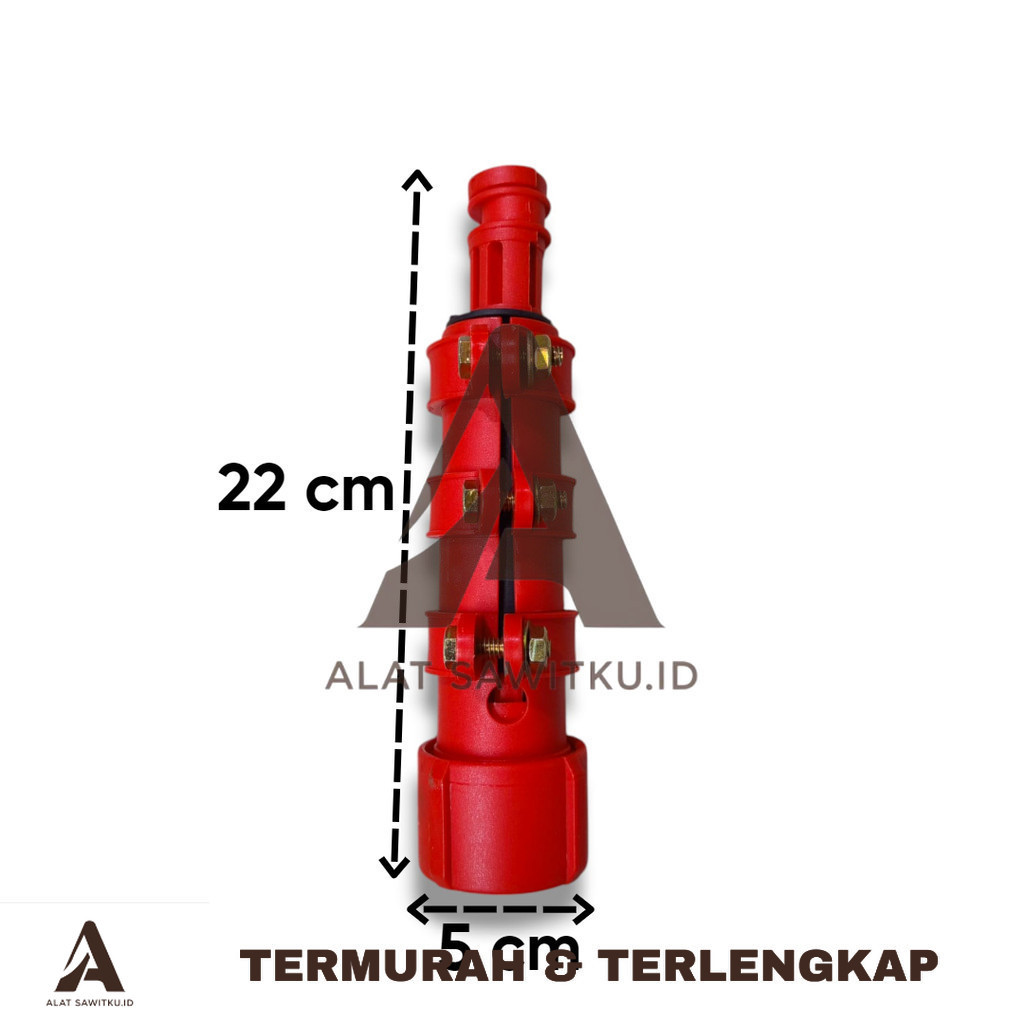 KLEM FIBER EGREK SAWIT SENTER WARNA MERAH TERMURAH (ALATSAWITKU.ID)
