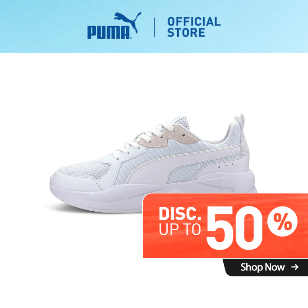 PUMA Sepatu X-Ray Sneakers White-Gray Violet