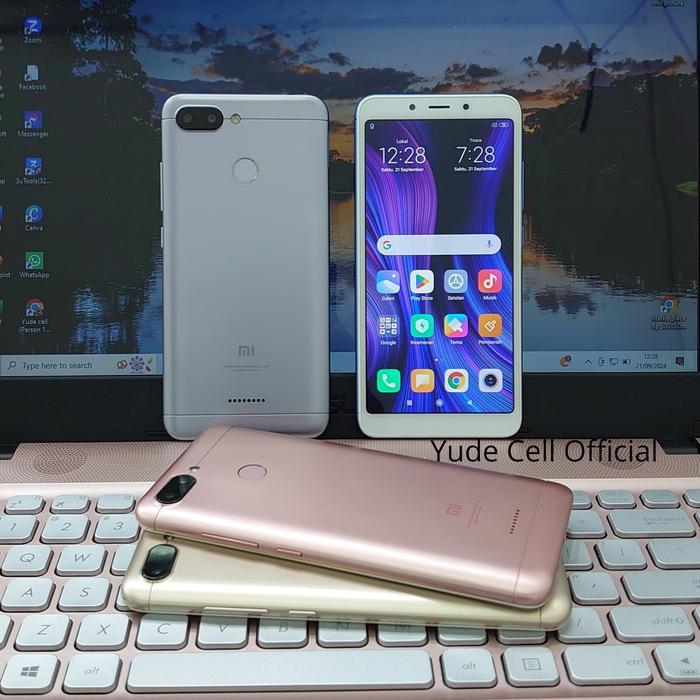 Redmi 6 4+64GB 4G+ | Xiaomi Redmi 6 4/64gb | Xiaomi | Mi | Redmi | Note Second Bergaransi | Xiaomi a