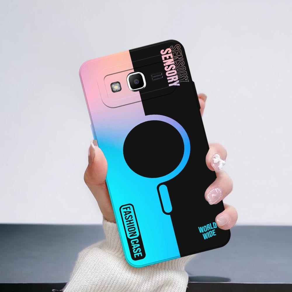 Softcase HP Samsung Galaxy J3 / J3 2016 - Motif Magsafe - Soft case Pro Camera, Silikon Case, Premiu