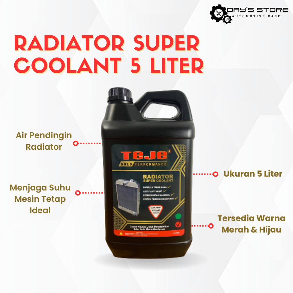 Air Radiator Mobil Super Coolant 5 Liter