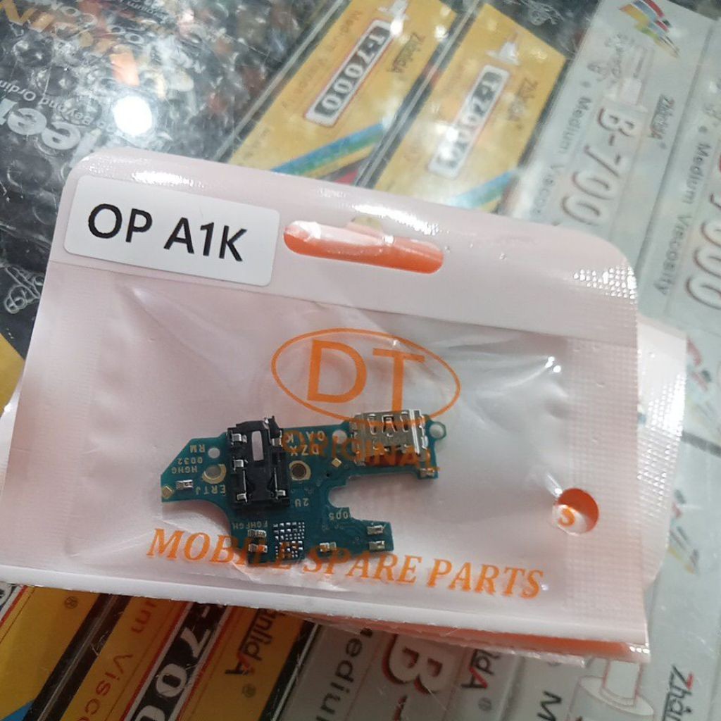 FLEXIBLE KONEKTOR CHARGER CON CAS COMPATIBLE UNTUK TIPE OPPO A1K - REALME C2 FLEXIBEL CON HF