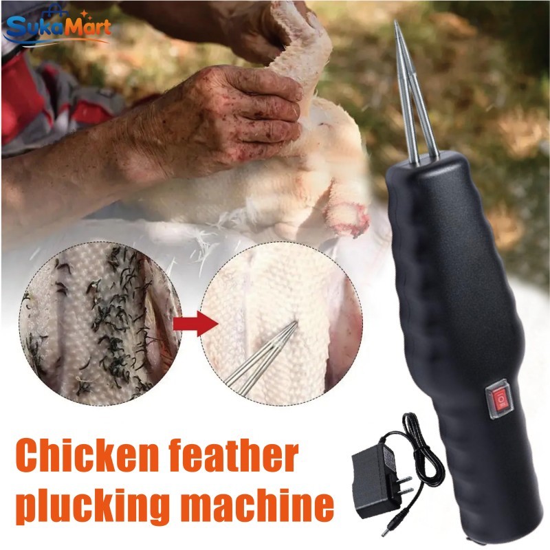 Alat Bubut Bulu Ayam Listrik Stainless Genggam Fungsi Ganda Cabut Bulu Unggas Dan Duri Bandeng Ikan 