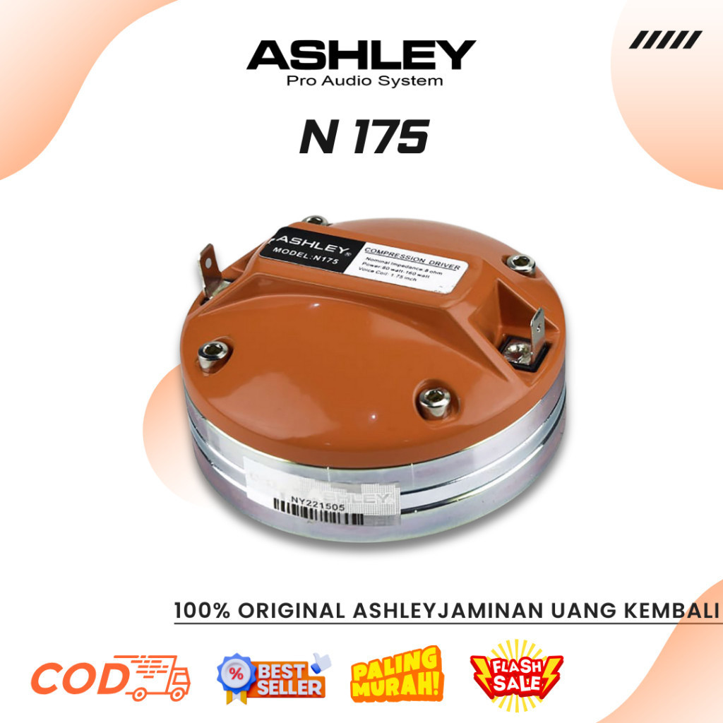 Tweeter Ashley N 175 Maghnet Neodymium (pusatproaudiojkt)