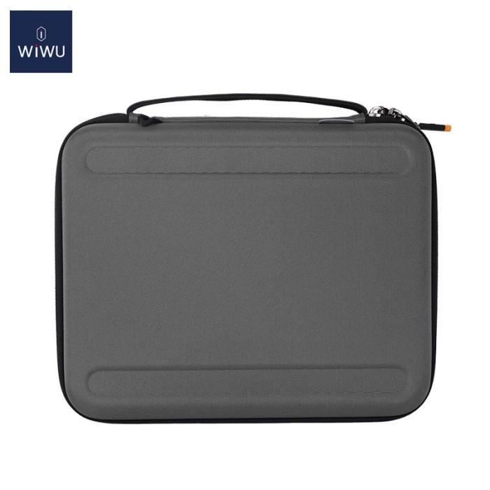 Tas iPad Mini 6 WW Parallel Hard Case Organize Gadget Bag - Black