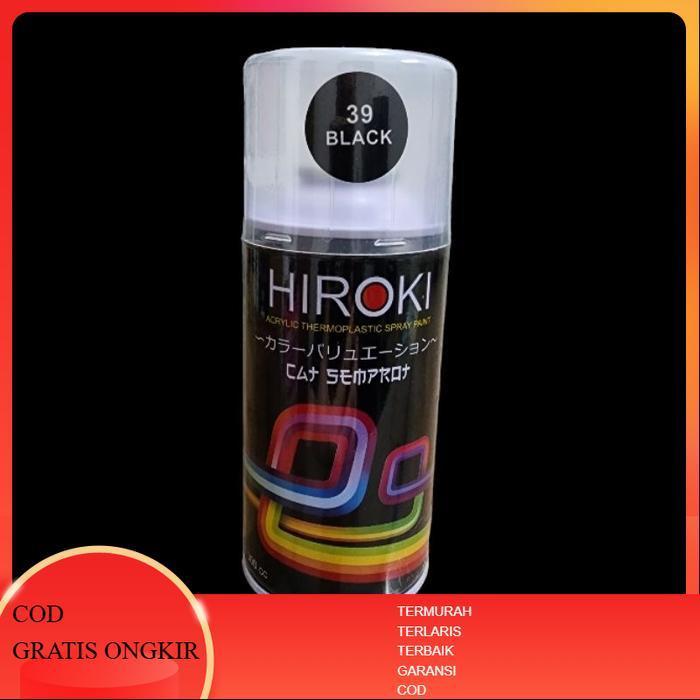Cat Semprot Hiroki Warna Standar - Black, Cat Hiroki
