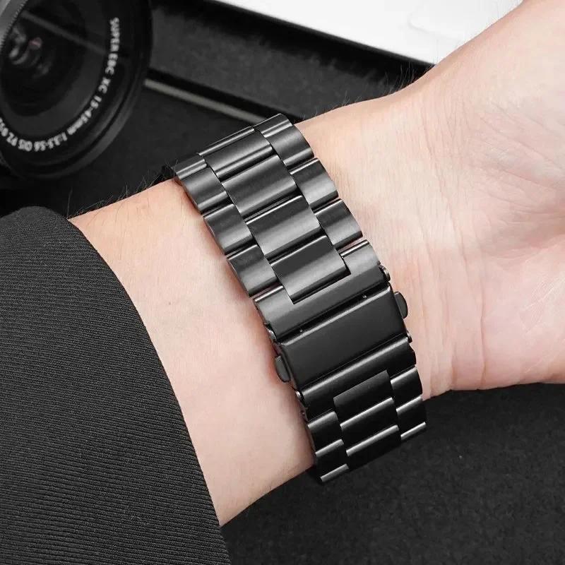 No Gaps Band For Samsung Galaxy Watch 7/ 7 LTE 44mm Watch6 4 5Pro 45mm 44mm 40mm Strap Official Meta
