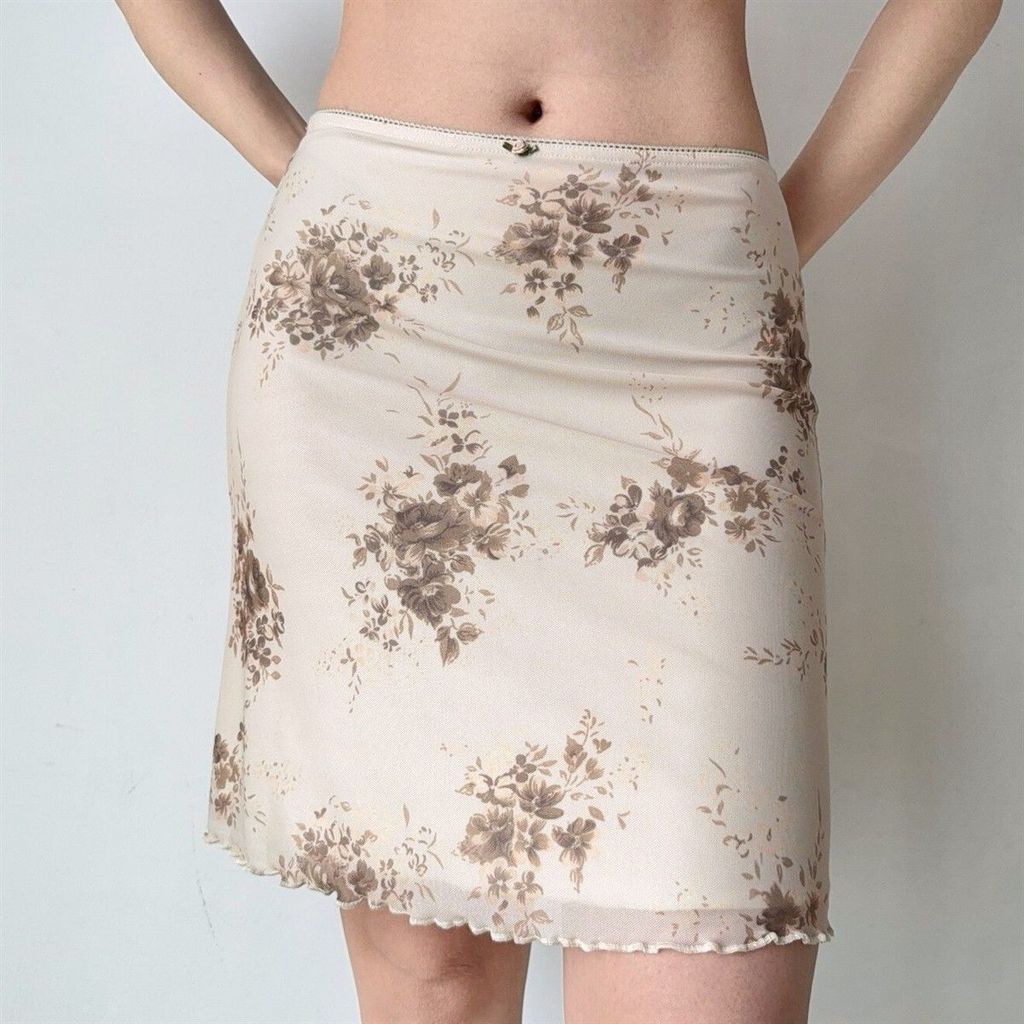 MODISOK Skirt / Rok Midi Wanita / Floral Mini Skirt