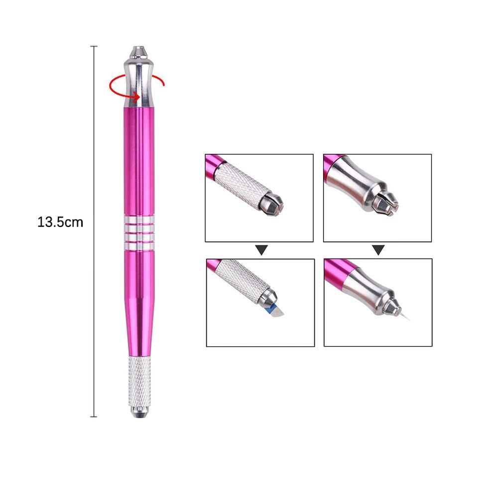 Mesin PMU Nirkabel untuk Riasan Permanen Alis, Mikroblading, Eyeliner, Bibir, Microshading, Kit Pena