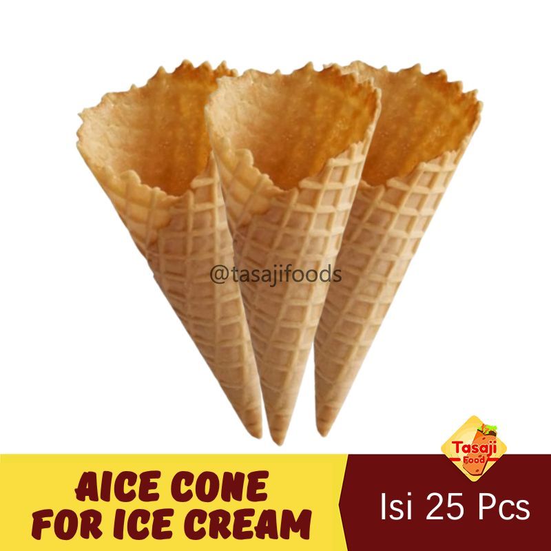 AICE Cone Ice Cream Isi 25 Pcs Wadah Es Krim