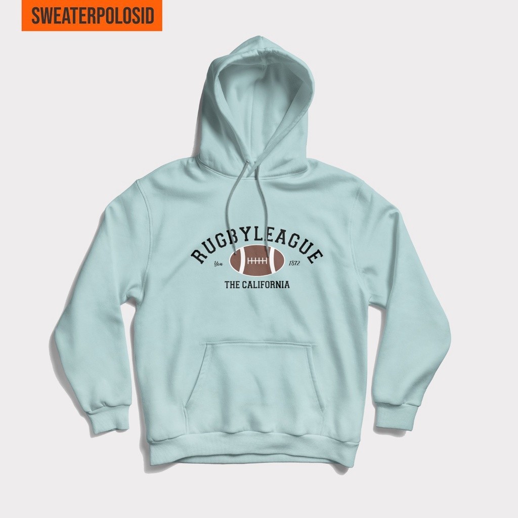 SWEPO Hoodie Jumper Rugby (Bordir) M-XXL (Pria & Wanita)