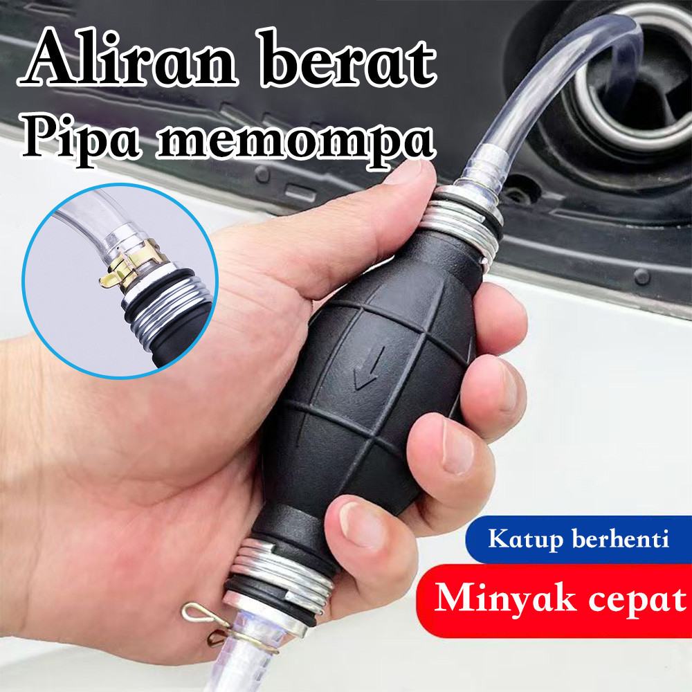Pompa Bensin Bensin Bensin Bensin Pompa Manual Pompa Darurat Mobil Karet Alat Sedot Air Bahan Bakar 