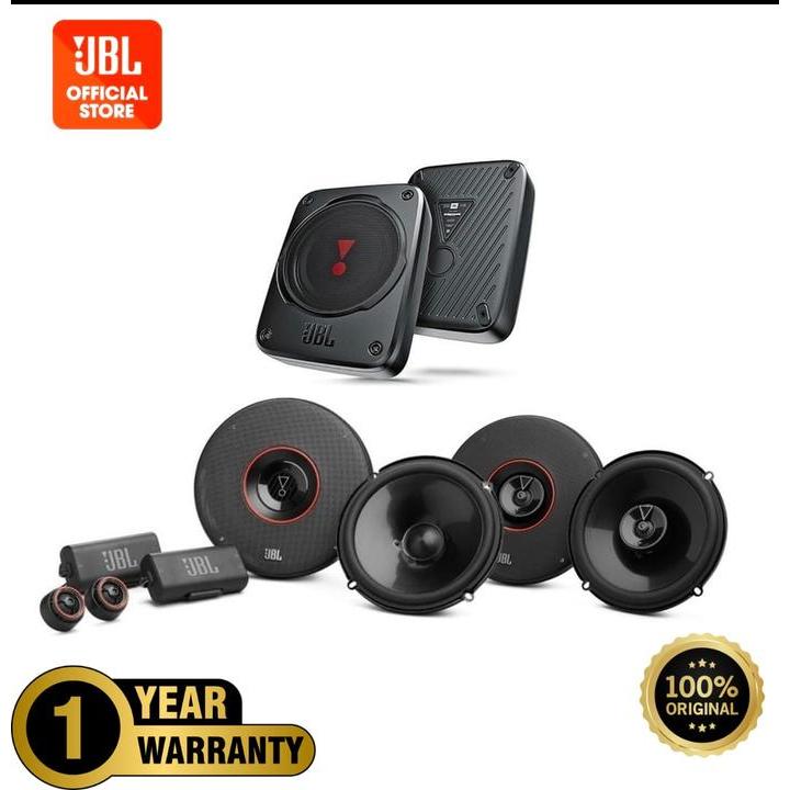 Paket Audio Mobil Full JBL Digital Sound Quality Subwoofer Kolong Aktif  8inch ( Plug n Play ) - 100