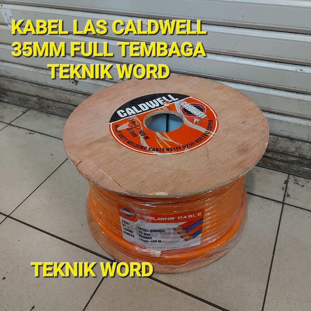 GILISHOP KABEL LAS CALDWELL 35MM FULL TEMBAGA / KABEL LAS FULL TEMBAGA 35 MM CALDWELL