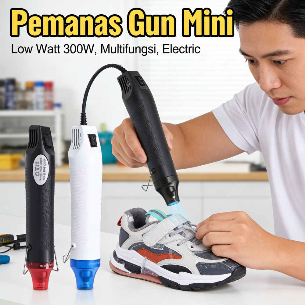 Alat gun Heat Mini Low Multifungsi Pemanas 300W Electric Gun Heat Mini