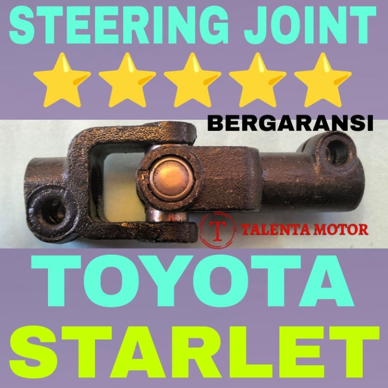 BERGARANSI. STEERING JOINT TOYOTA STARLET / JOIN STEER / STIR  MERK CENTURY ORIGINAL