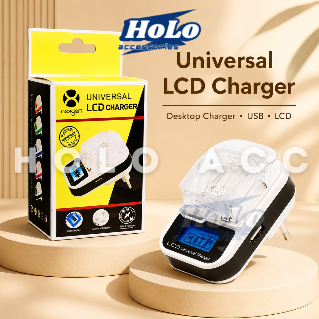 NEXGEN - Charger kodok Desktop tc kodok charger jepit CAS JEPIT