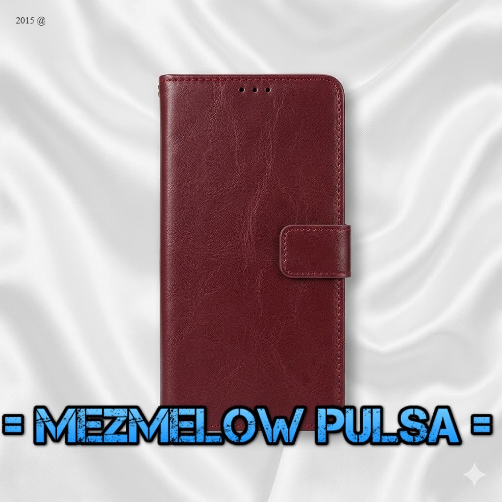 Flip Case Leather Casing Kulit Flip Wallet Cover Case Xiaomi Redmi 12C / REDMI 11A
