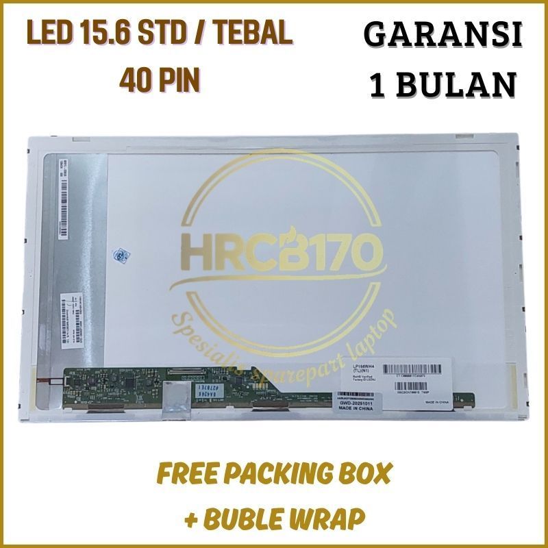 LCD LED Compatible For Laptop L510 L512 L520 L530 SL150 - 15.6 Inch STD -HRCB