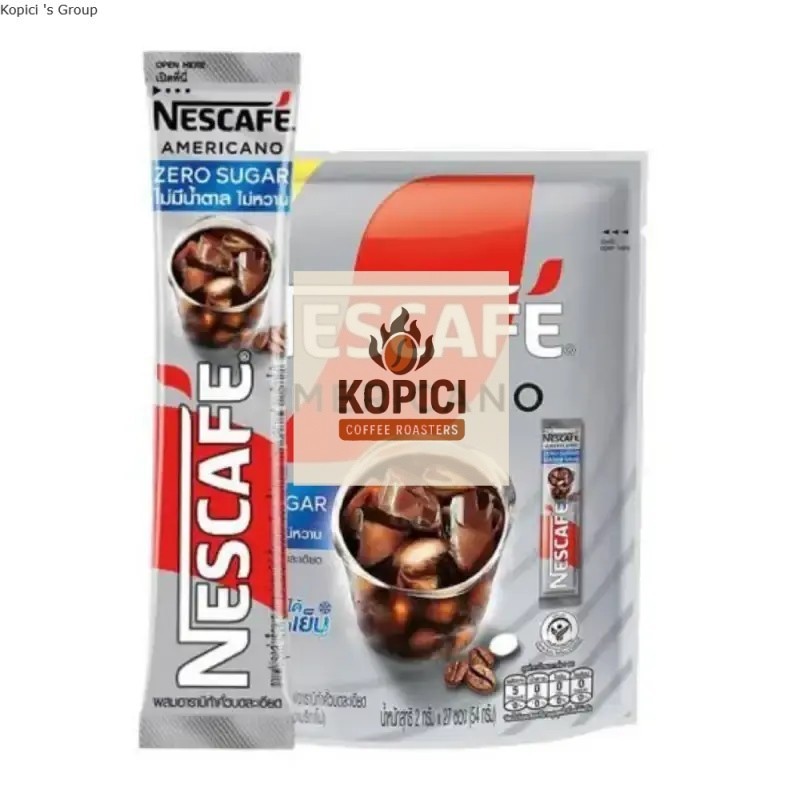 Americano Zero Sugar BKK N3SC4F3. 1 pak isi 27 sachet. Expired lama
