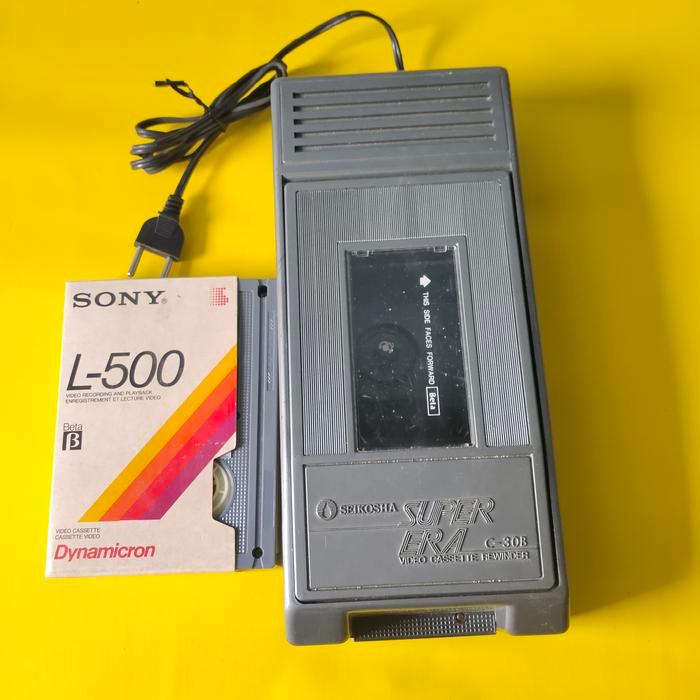 Seikosha Super Era Video Cassette Rewinder C-30B Betamax RARE