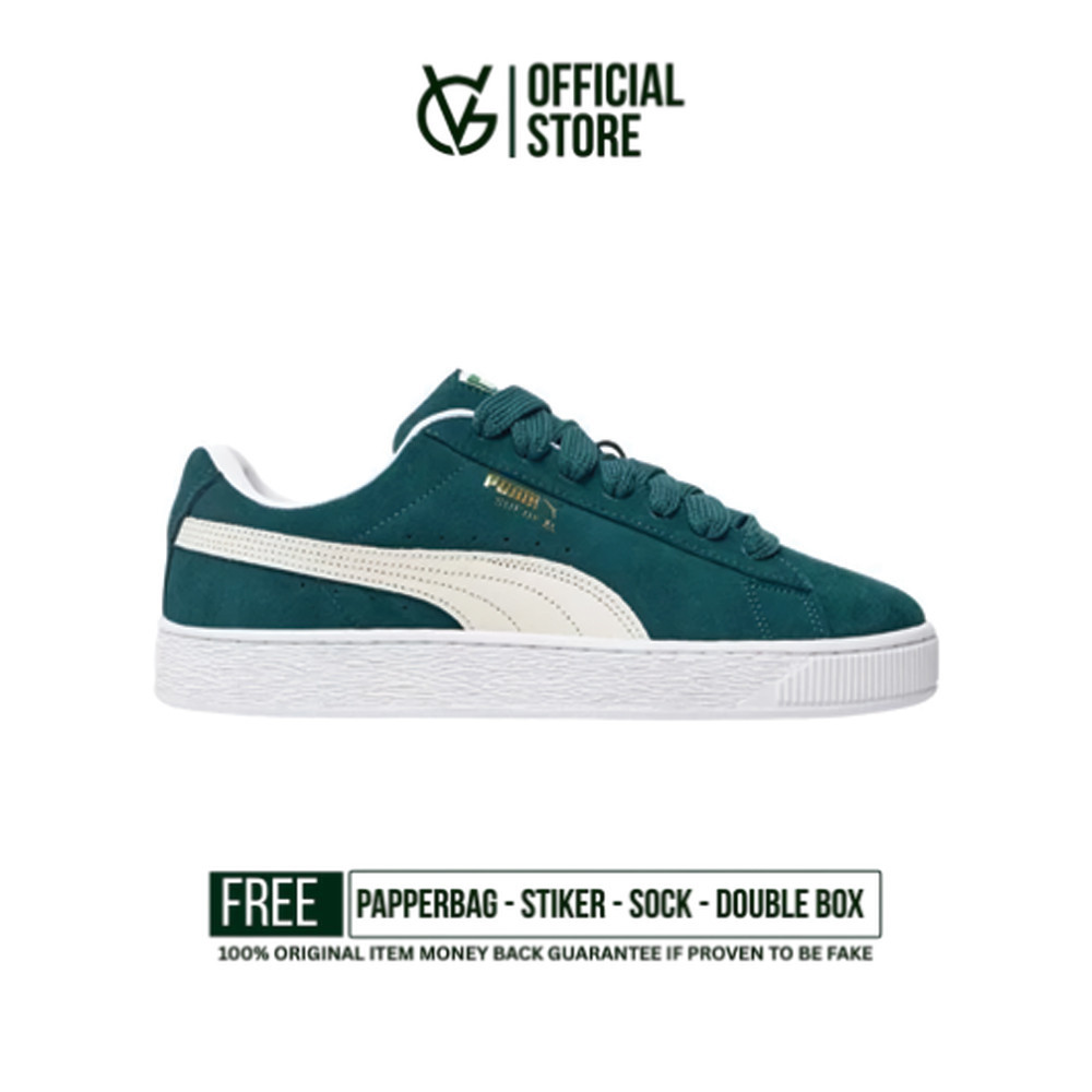 Sepatu Sneakers Puma Suede Xl Green  Original Authentic Unisex