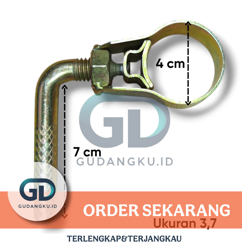 KLEM FIBER EGREK SAWIT UKURAN 3,7 SUPER MURAH (GUDANGKU.ID)