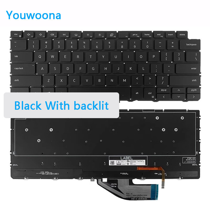 PREORDER New Original Laptop Keyboard For Dell XPS 13 7390 9310 2-in-1 P103G