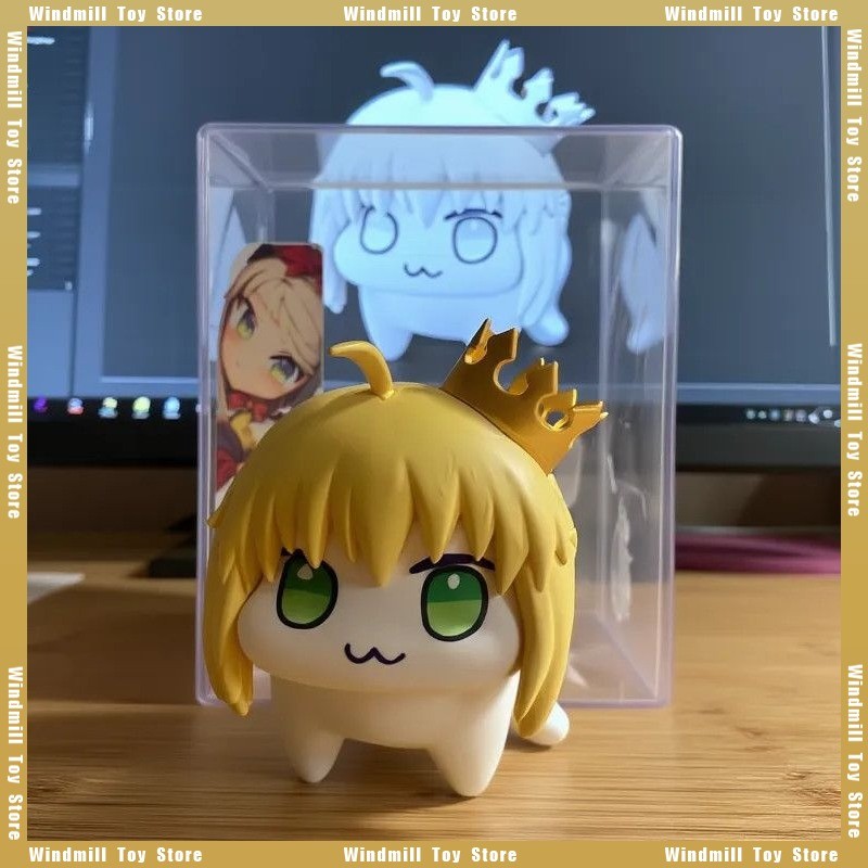 Doro Artoria Pendragon Saber Doll Figure Anime Games Peripheral Custom Model Kawaii Doll Desktop Dec