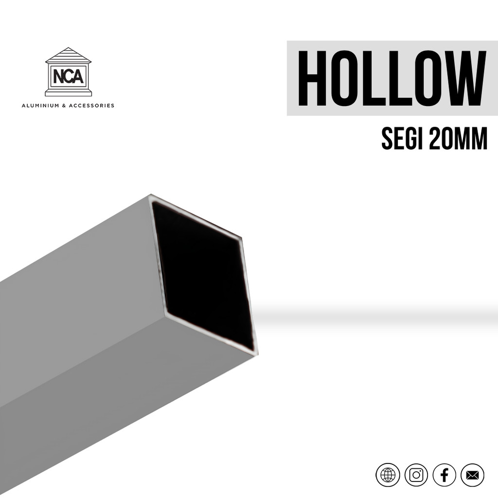 HOLLOW 20MM ALUMINIUM CA