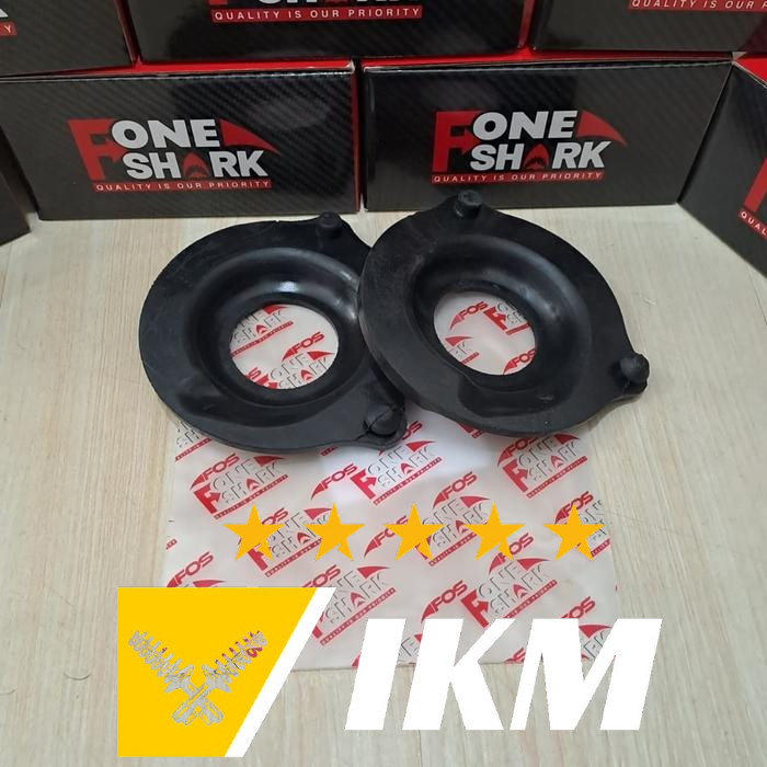 F-One Shark FOS Karet Tatakan Per / Karet Bantalan Per Belakang Bawah Toyota Yaris Lele 2014-ON / Vi