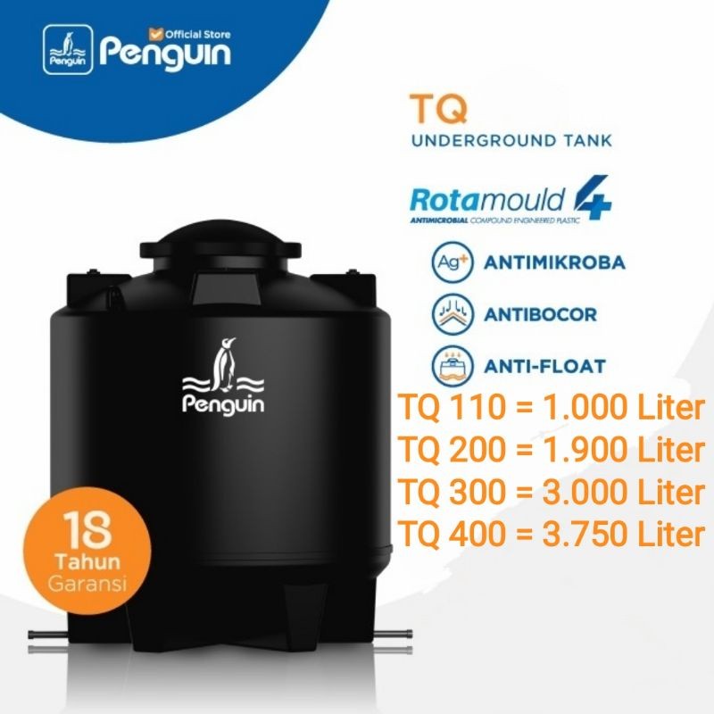 Tangki Air Toren Air Pendam Tangki Pendam Penguin Underground Tank Penguin Tipe TQ