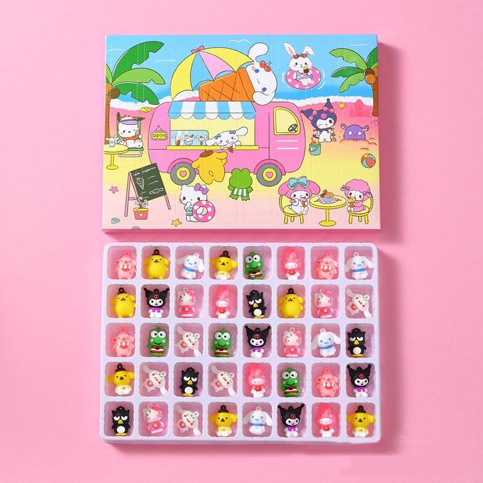 CHAOLECHUANG 40Holes Losto Box Random Surprise Lucky Toblos Mainan Boneka  Bingo Blind Box - Cinnamo