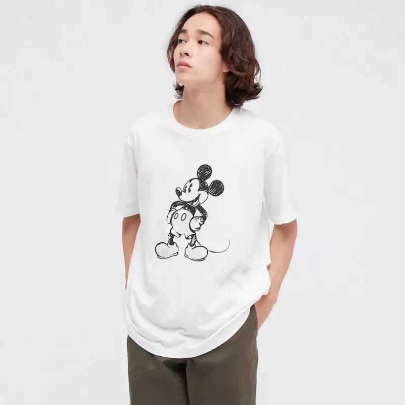 Tshirt Baju Kaos Distro Uniqlo X Mickey Mouse |   UT Disney 2023 Kode M03 Unisex