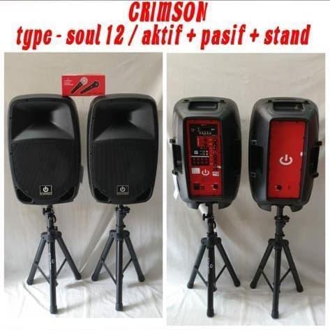 Speaker Active crimson Soul12 baru 2 unit