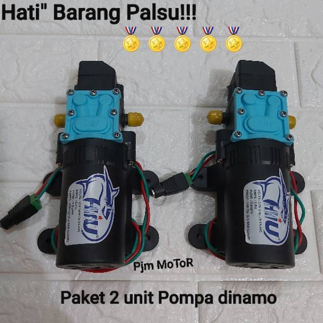 PAKET 2 UNIT Dinamo Pompa Air cuci Motor Stim Doorsmeer mini tekanan tinggi 2unit hiu