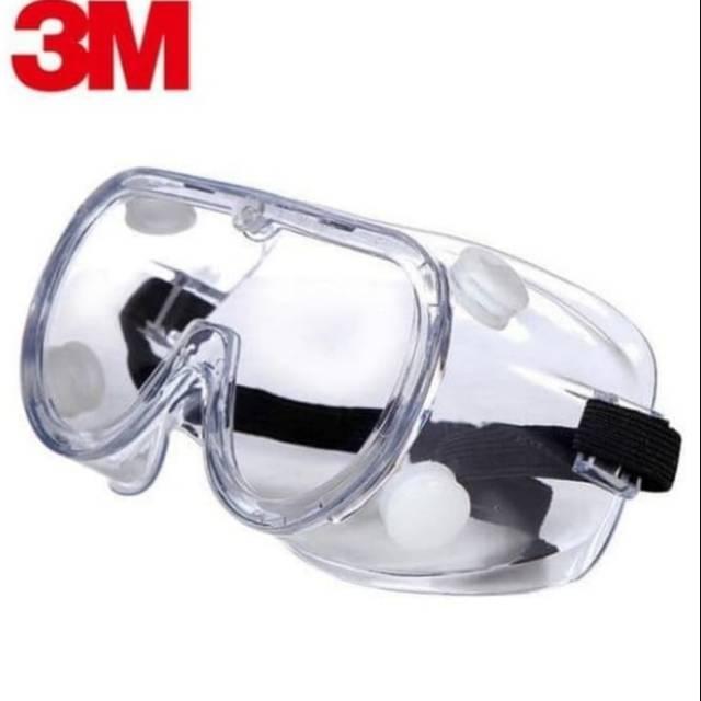 3M 1621 AF Safety Goggle ANTI FOG Kacamata Goggle Lab 3M 1621AF
