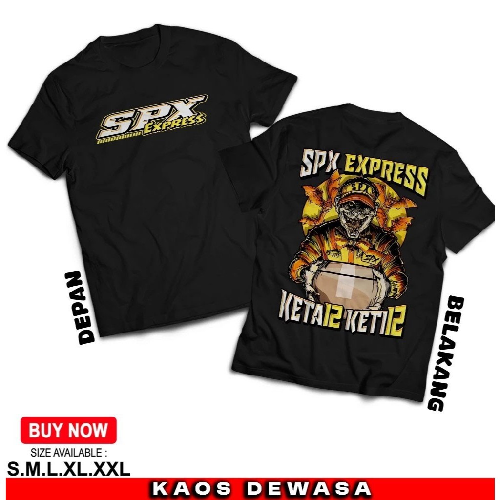 KAOS Kurir SPX Express 12.12 - Kaos Keta12 Keti12 -KAOS KEREN English