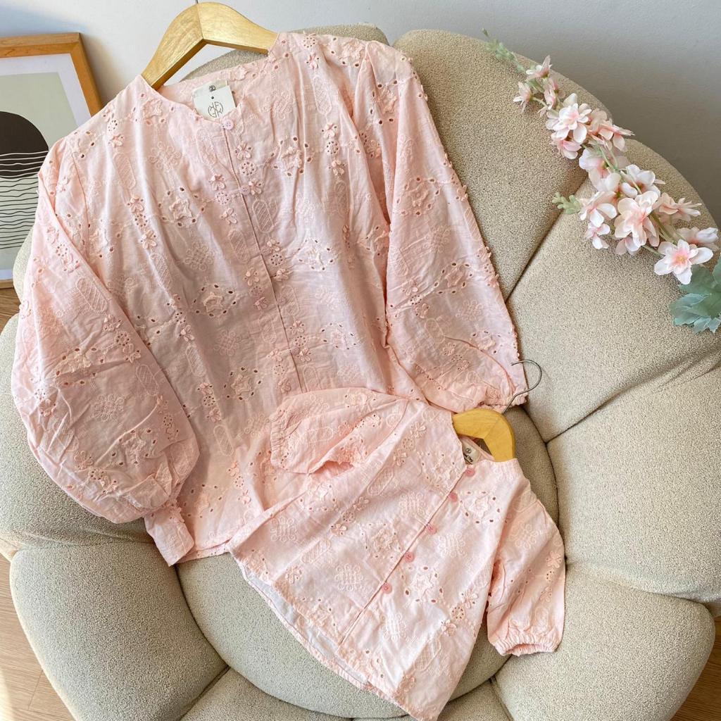 Heera Blouse Atasan Couple Mom And Kids Kembar Premium Mewah Exclusive