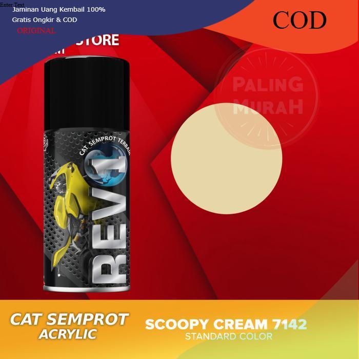 CAT SEMPROT JEPANG Pilox Cat Semprot Motor Revo Acrylic Standard Scoopy Cream 7142 - 300cc