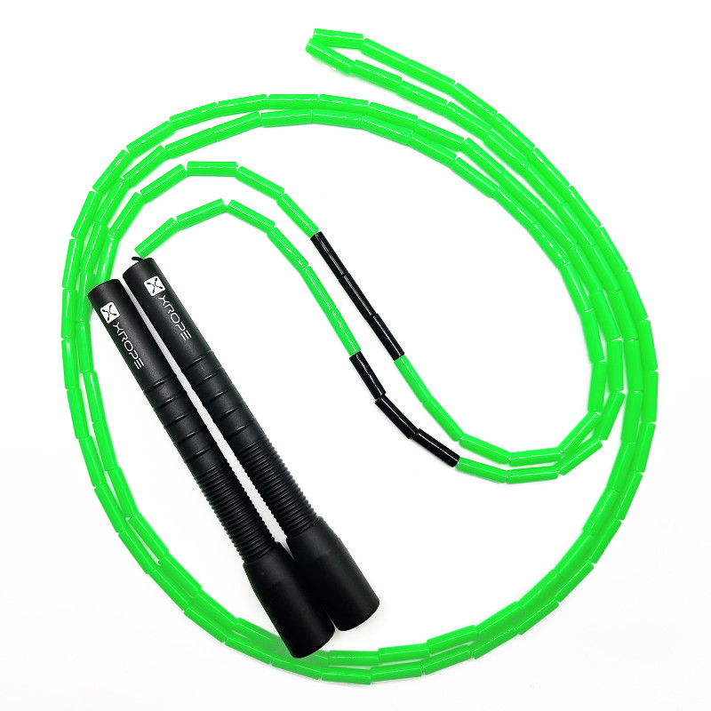 NEVERTOOLATE X ROPE 7mm  hard beads jump skipping rope beaded skip rope Professional competition usa
