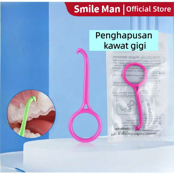 Penghapusan kawat gigi/Alat lepas retainer ortho orthodontic aligner remover alat lepas behel veneer