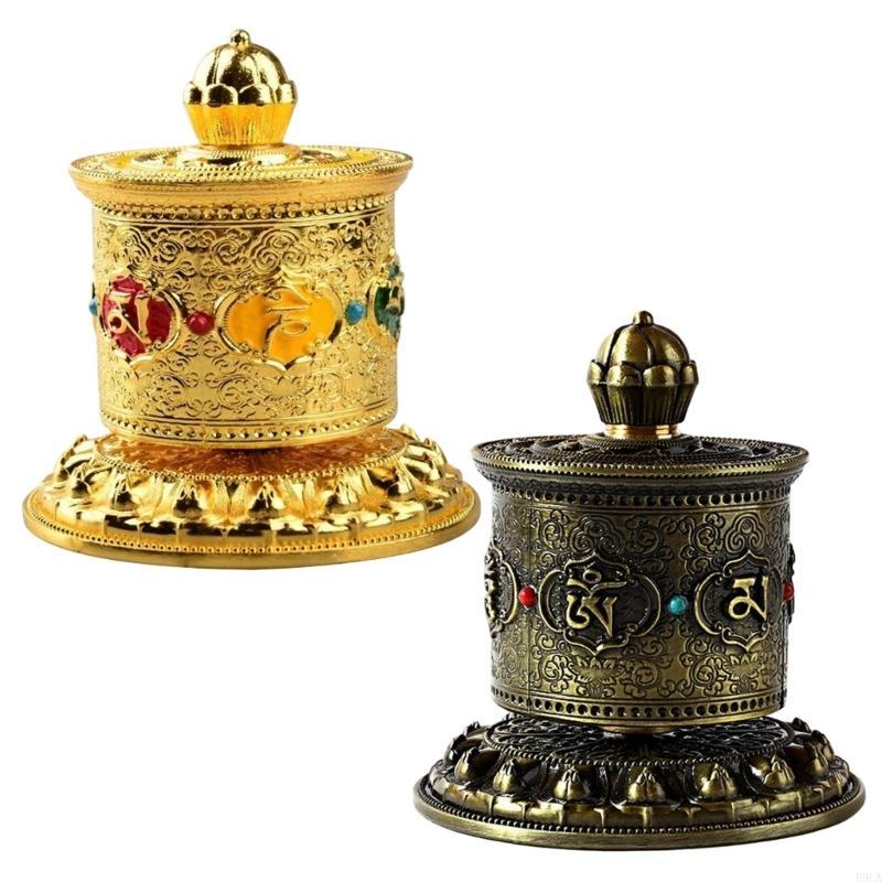 2025 New Tibetan Prayer Wheel Spinnings Prayer Wheel for RelaxationMetationsYogas Decors