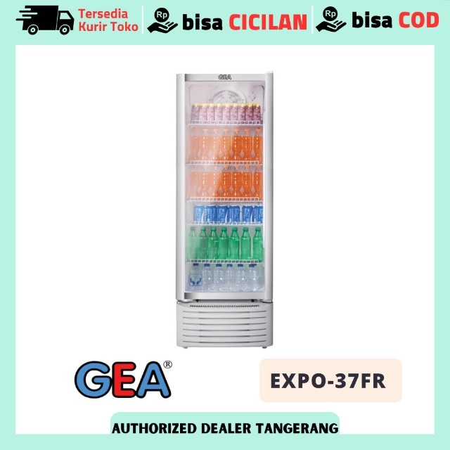 Showcase Cooler Gea Expo-37fr Display Cooler Pendingin Minuman