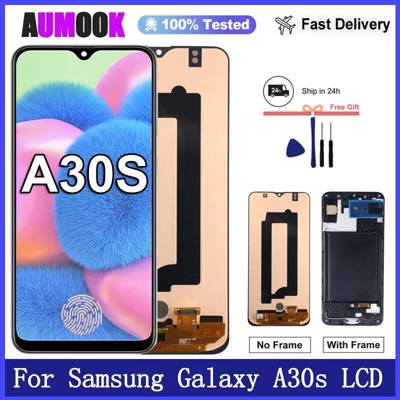 New AMOLED splay For Samsung Galaxy A30s LCD splay Touch Screen gitizer Assembly For Samsung  A30s L