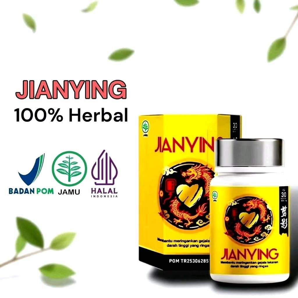 Jianying - Obat Herbal Kapsul Mengatasi Hipertensi & Kolesterol Tinggi Original