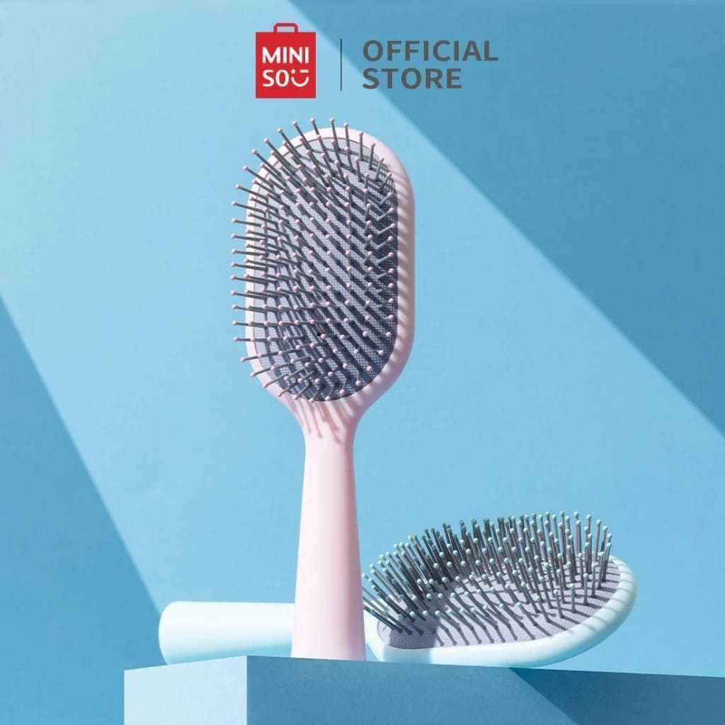 INSTAN DENPASAR Sisir Rambut MINISO Cushion Hair Brush Miniso Sisir Miniso Sisir Anti Kusut Sisir Ra