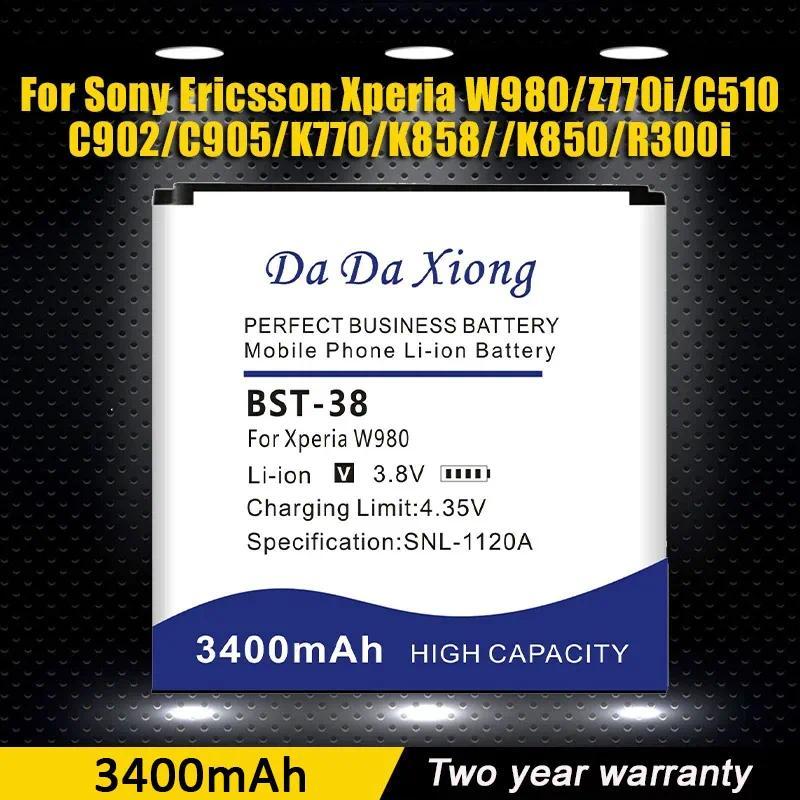 BST-38 Mobile Phone 3400mAh Battery For Sony Ericsson W580 W580i w760 T650 W980 W995 U20i C905c S500