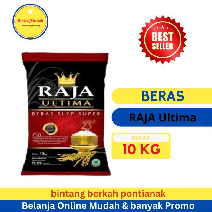 PROMO  Beras 10 kg pilihan merk : Raja Platinum , Raja Ultima, Lima Saja  (INSTAN) - RAJA ULTIMA