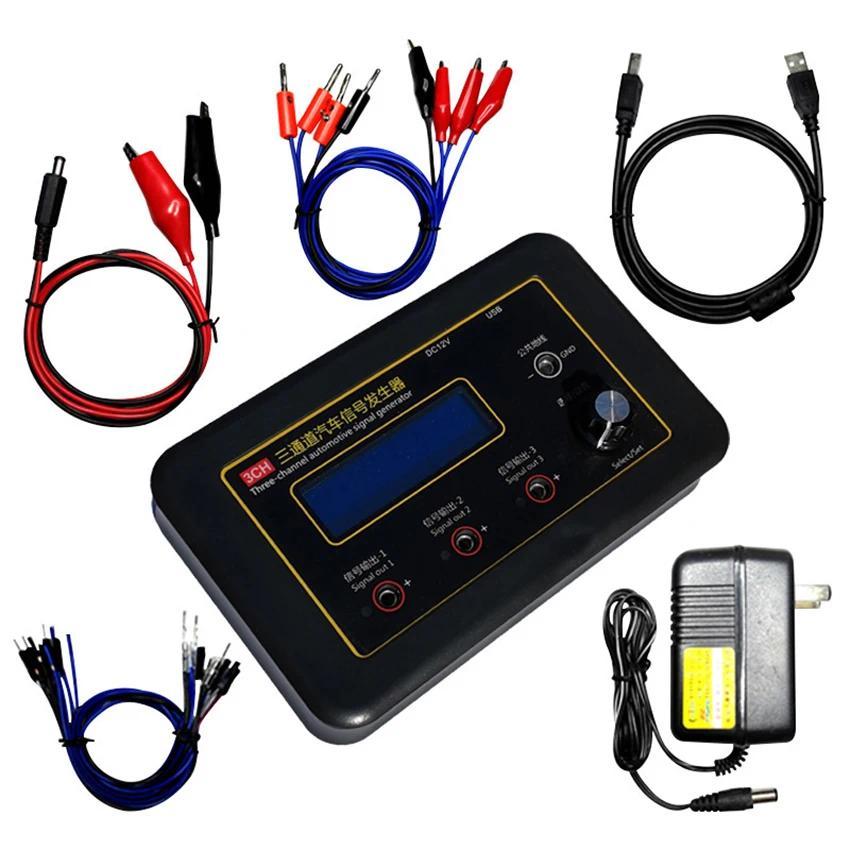 AM-3 Three annel Automobile Signal Generator Car Crankshaft Camshaft Sensor Simulator ECU Computers 